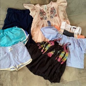 Girls summer bundle. Size 4T Nike J crew. Play 6